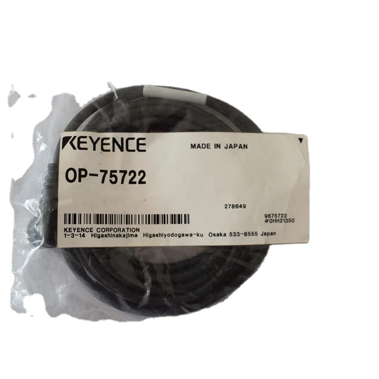 KEYENCE OP-75722 PVC M12 4ピンL型電源ケーブルセンサーFD-Qシリーズ