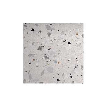 White GM-P-W045 Custom Size Design Color Artificial Terrazzo Stone Slabs Colorful Terrazzo Floor Tiles