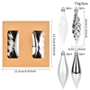 Silver double tip (8pcs)