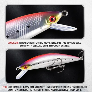 Wholesale Cross-Border JTLURE Bionic Lure Deep-Diving Minnow 12cm/15cm 42g/63g Fake Fish Hard Bait Lure Hot Sale – Minnow – view 4