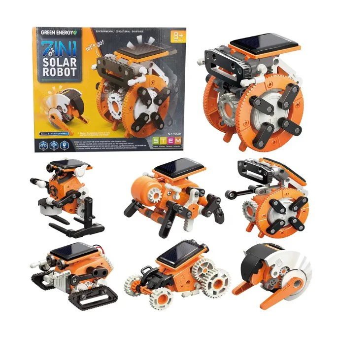 7 в 1 игрушечный робот на солнечной