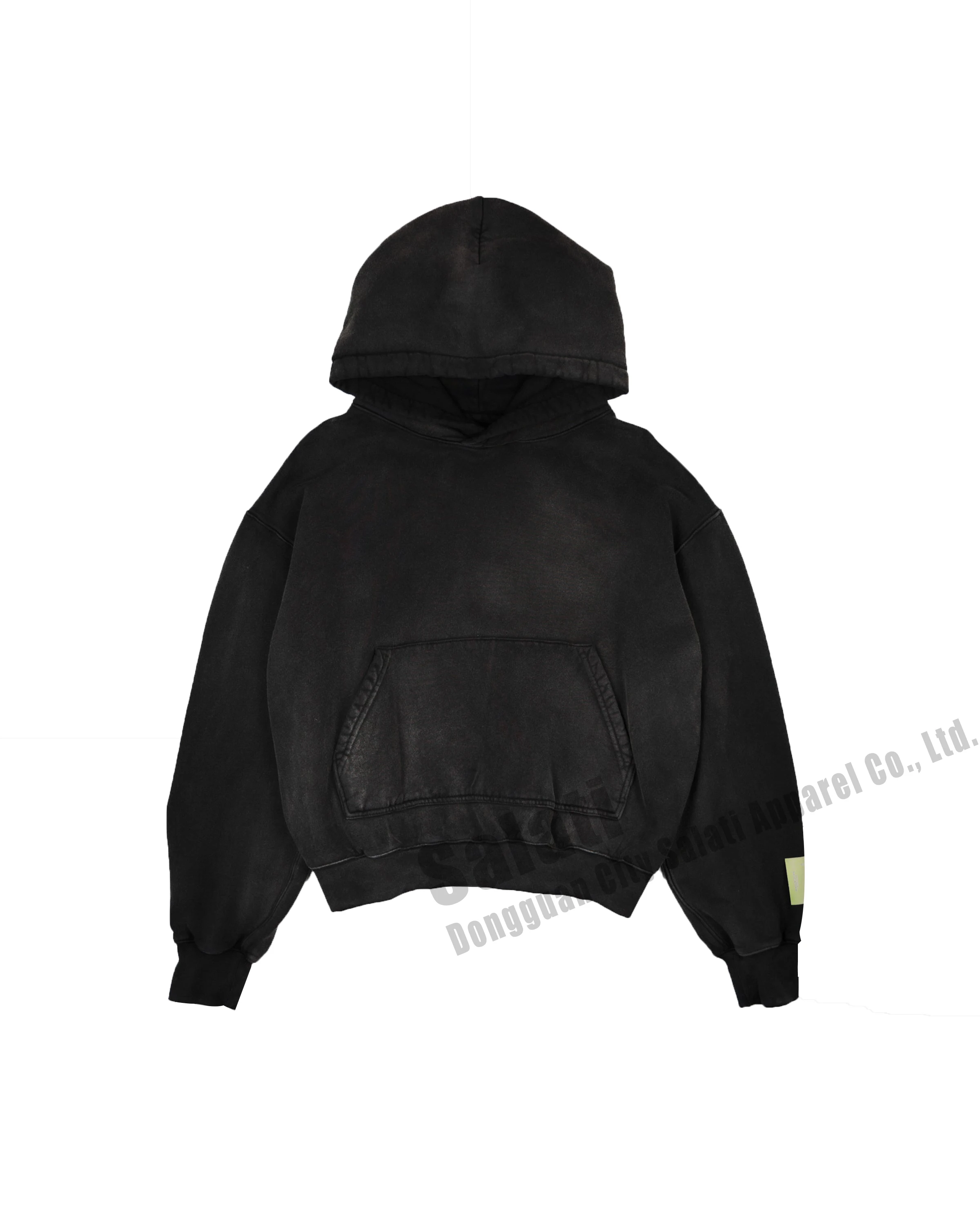 Unisex Pull Over Casual Hooded Sweatshirts Women Men Sun Faded Custom Heavy Cotton Blank Vintage Acid Wash Unisex Hoodies Hommes gallery 3