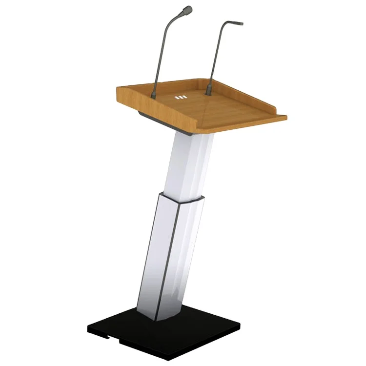 Full Wooden Surface Lecture Stand Podium With Ce,3c Certificate - Buy 