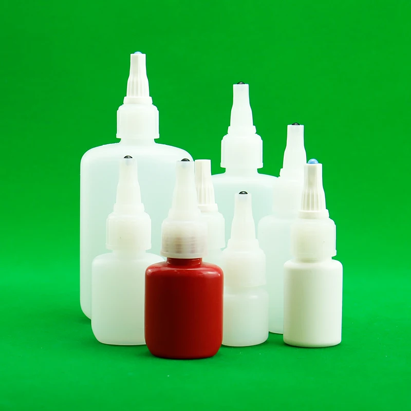 product 20ml pe anaerobic adhesive bottle red plastic uv glue tube bottle-34