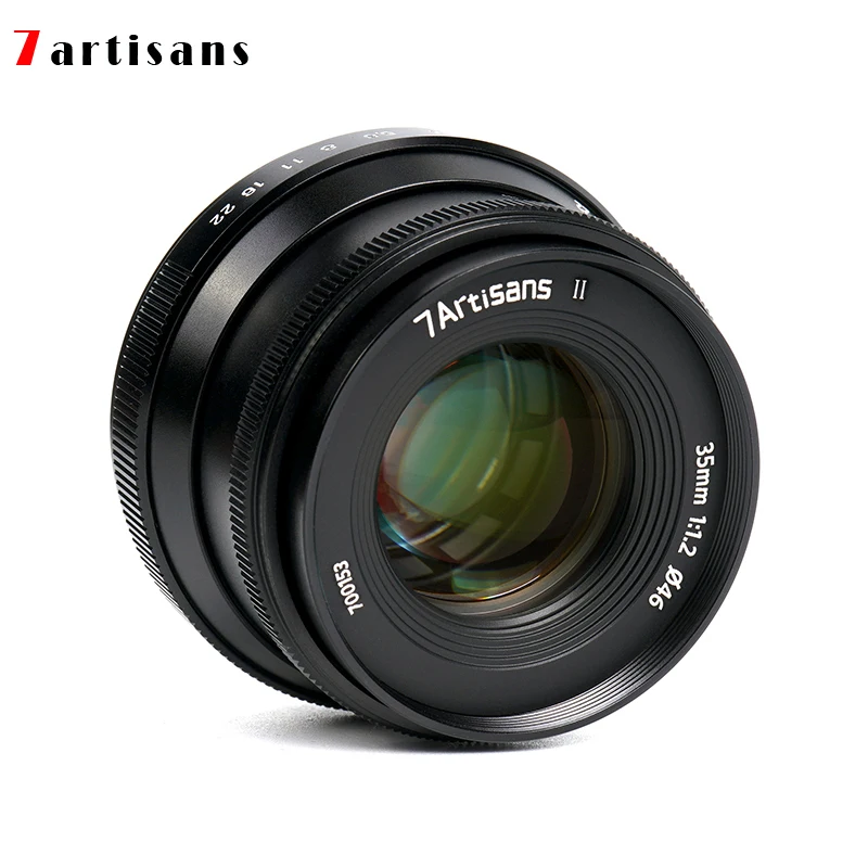 7 Artisans 35mm F1.2 II Prime Lens for Sony E, Fuji XF, Canon EOS