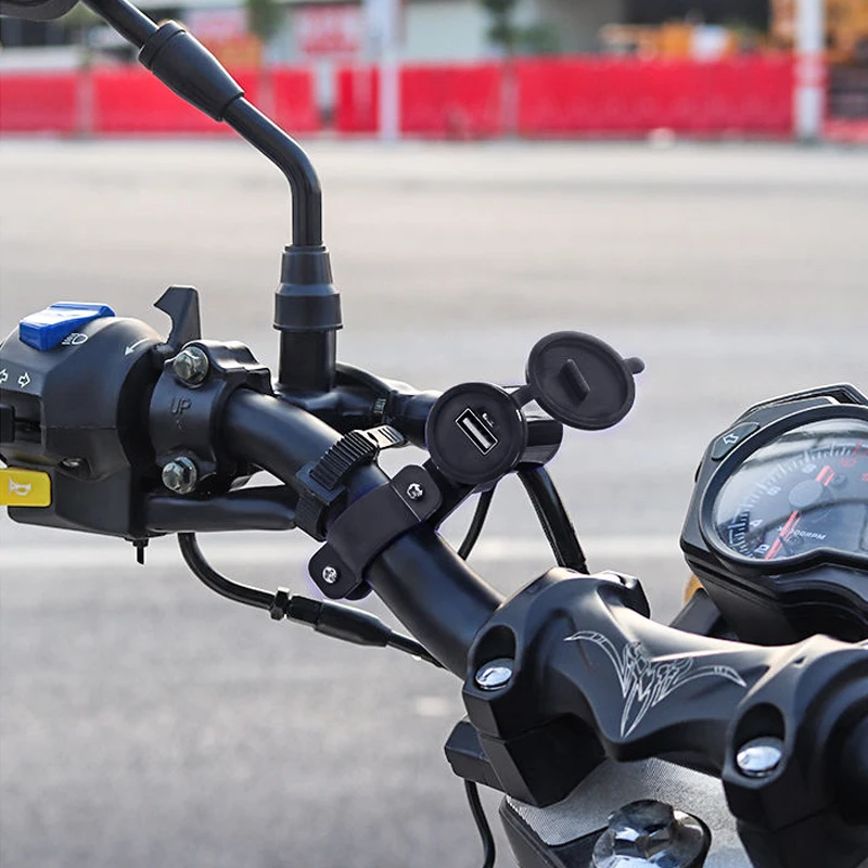 Оптовая продажа высокое качество полезный Удобный 12v usb мотоцикл зарядное