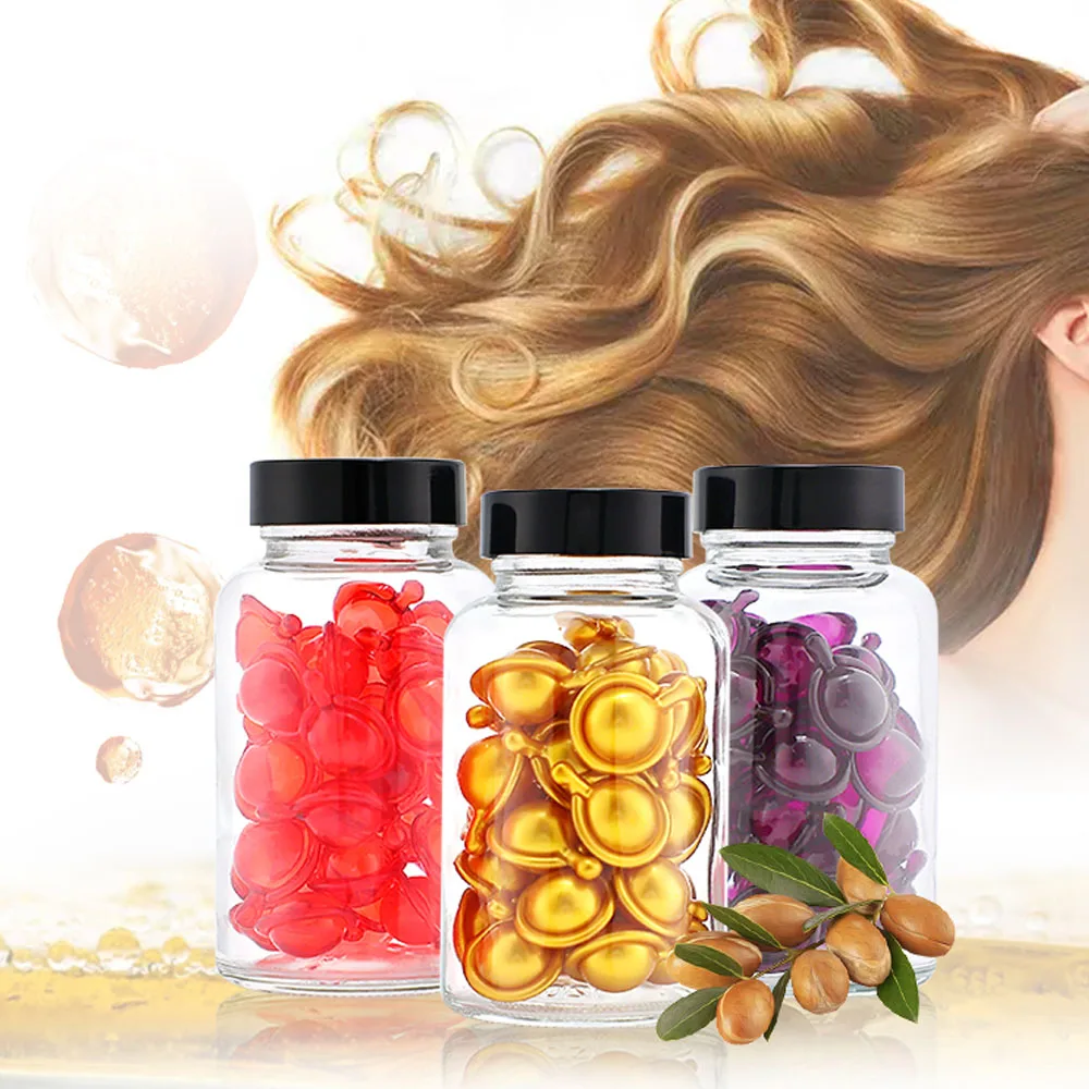 Hair Capsules Factory Customize  Hair Vitamin Capsules Hydrating Repairing Submissive Hair Care Capsule