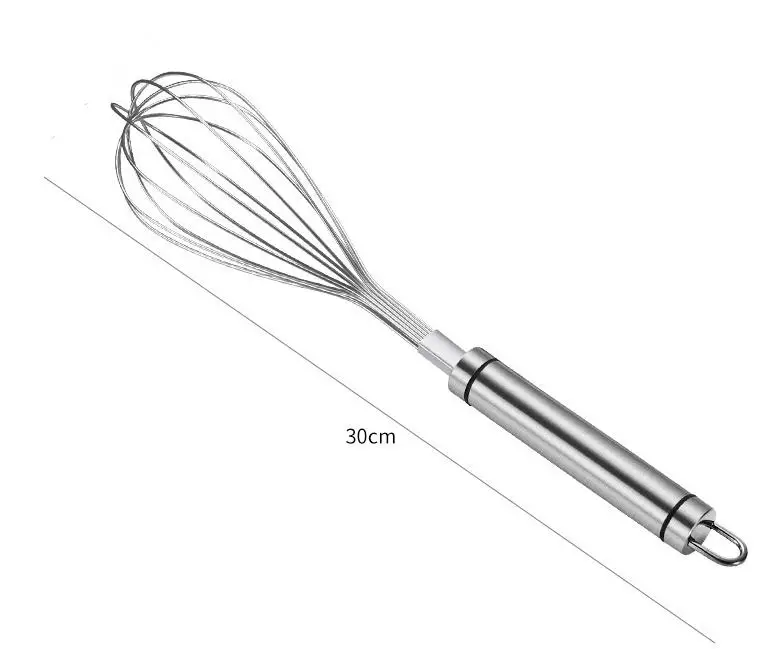 Manual Whisk Rotation Stainless Steel Cream Egg Beaters Whisk Strider