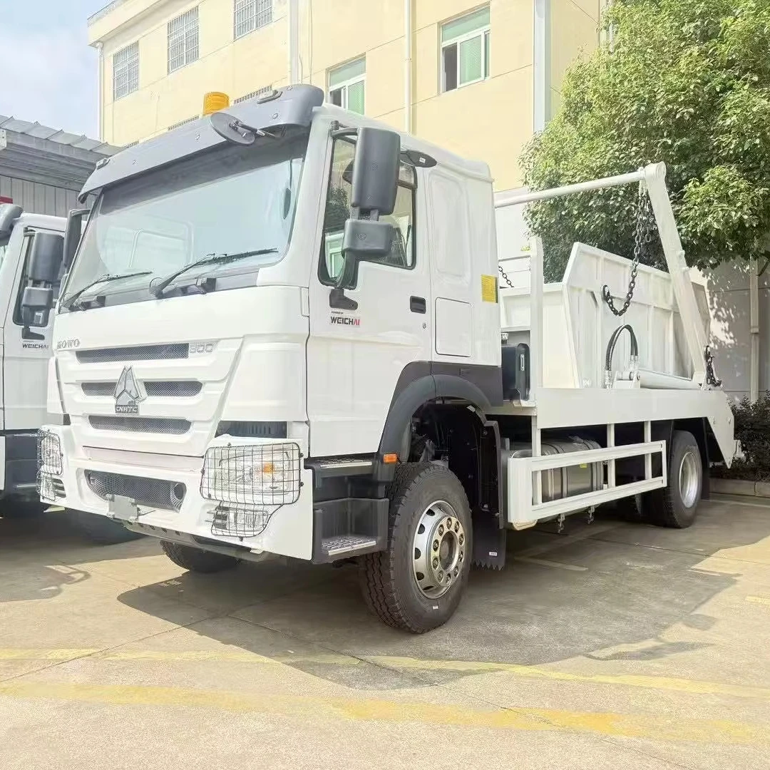Caminhão de Lixo para Descarte de Resíduos Industriais com Qualidade Garantida pela Sinotruk, Combustível Diesel, Transmissão Manual, Condição Nova