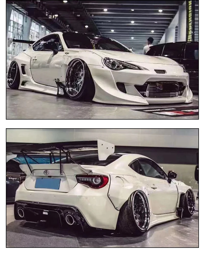 Fiberglass Wide Body Kit For Toyota Gt86/subaru Brz Upgrade Rocket