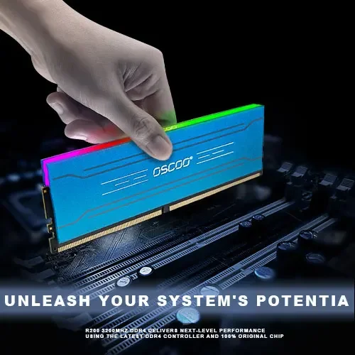 OSCOO DDR4 Ram 8GB X2 RGB Memory 3200MHz 3600MHz DDR for Gaming