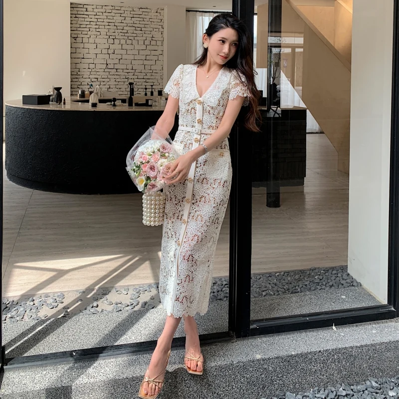 summer ivory dresses One-Shoulder Sleeveless Floral Dress | Maxi The pleated chiffon bodice provides a flattering fit Ivory Summer Dresses Petite Studio's