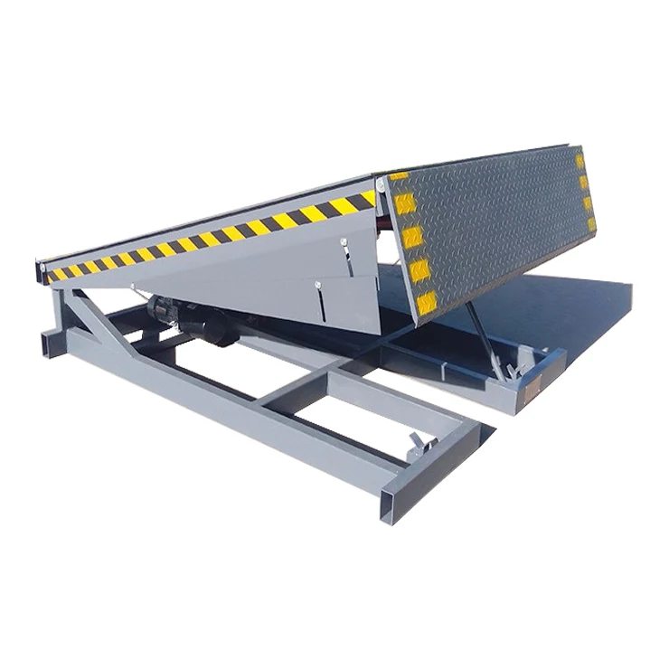 Warehouse Stationary Hydraulic Container Loading Ramp Adjustable Dock Leveler