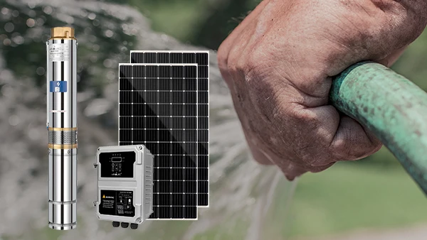 Water Pumping Machine Agriculture Pompe Solaire 110Volt DC Solar Pump Set Agriculture System Water DC Solar Pump