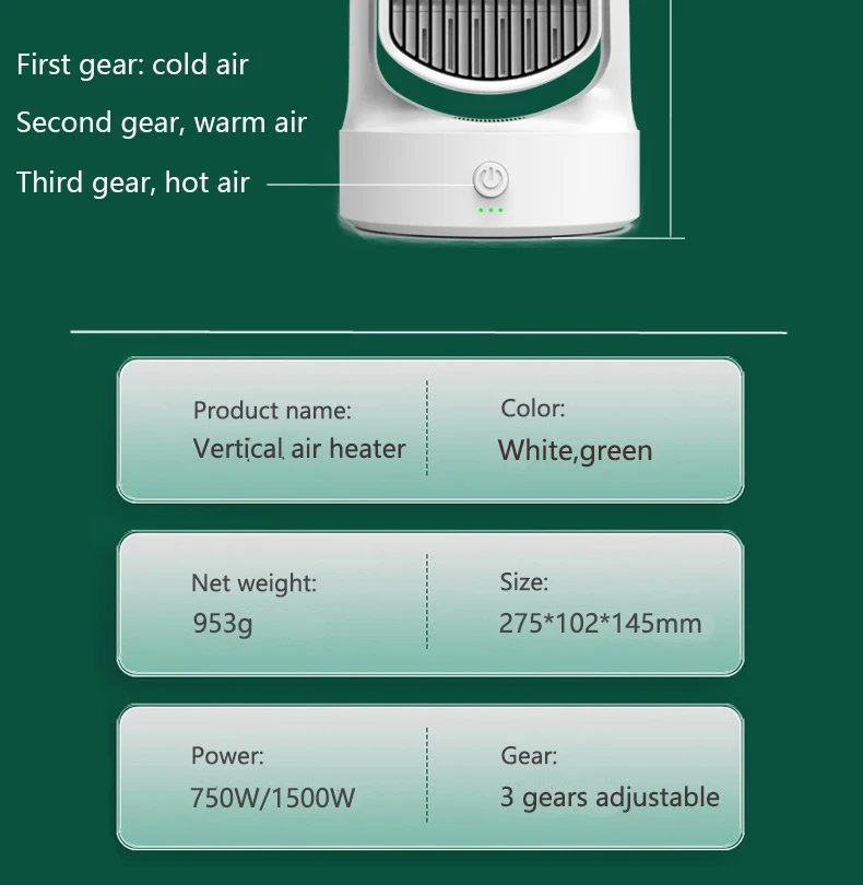 Economy Portable Blower Heater PTC Ceramic Rooms Bedroom Home Mini 1500W Electric Air Cooler Heater Fan.jpg