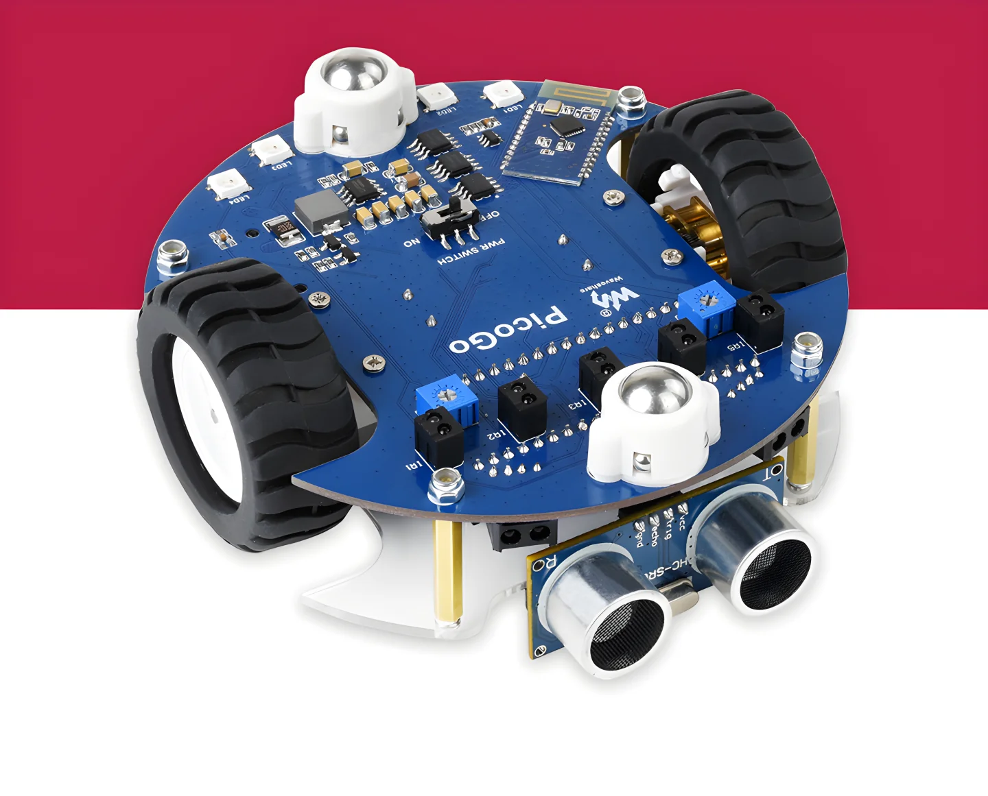 PicoGo Self-Driving Remote Control Car Raspberry Pi Pico Based Mobile ...