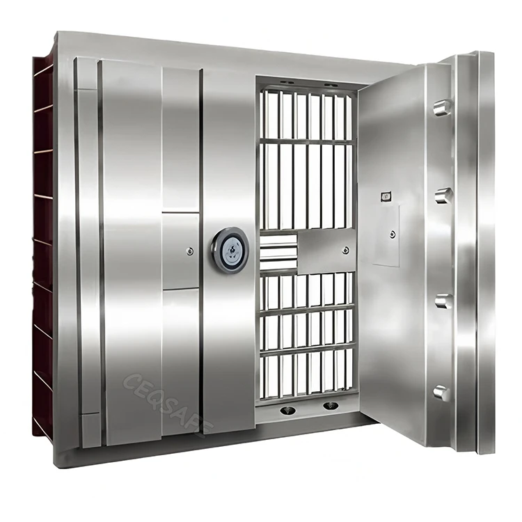 CEQSAFE Customized High Quality Steel Bank Safe Vault Metal Security Door with Electronic Digital Lock factory