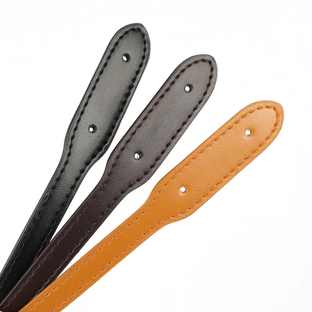 New Spot Pu Leather Bag Strap 72cm Lengthened Rivet Leafshaped