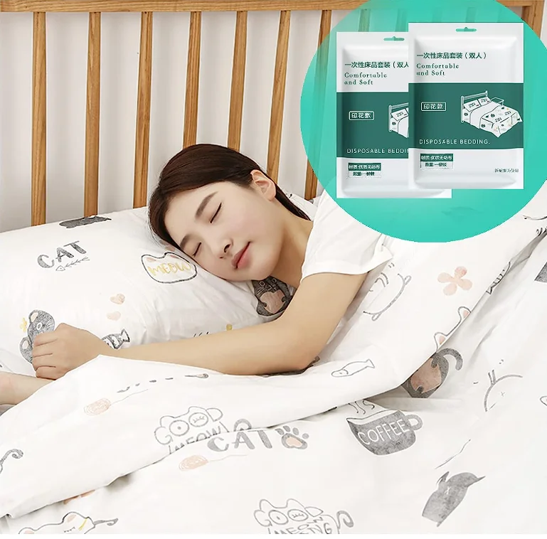 Disposable Bedding For Travel,Soft Breathable Bed Cover,Bed Sheet