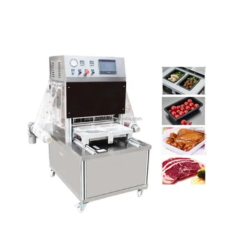 Customizable automatic food vacuum sealing machine for meat fish beef chicken pork vacuum packer machinery
