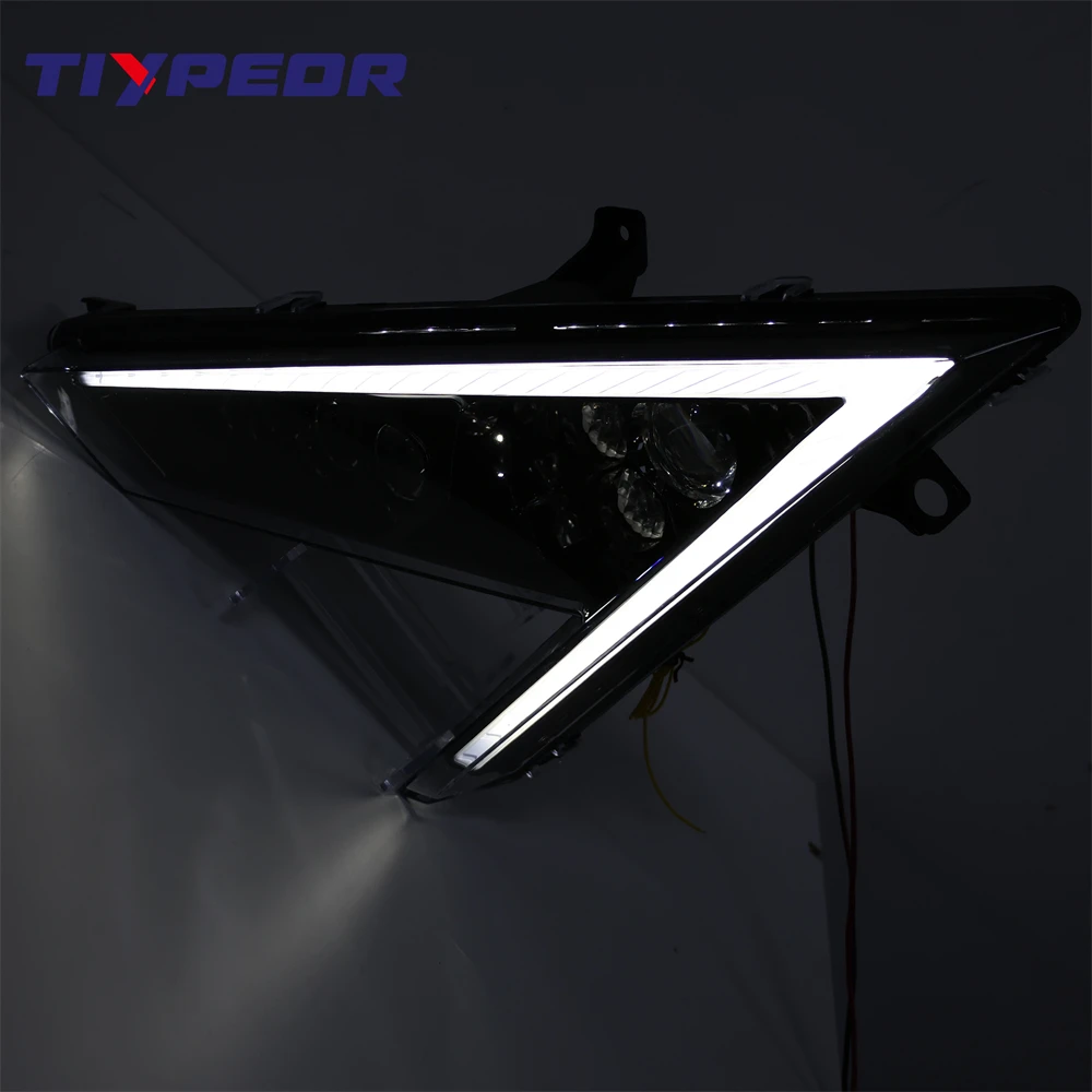TIYPEOR LED Headlights for RZR Pro XP 2020 2021 OEM 2414538 2414539 RGB DRL Turn Signal Lights ATV UTV Headlamp supplier