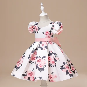 MQATZ Wedding Kids Flower Girl Dresses Wedding Children Princess Dress Kids Birthday Dresses for Girls L5333