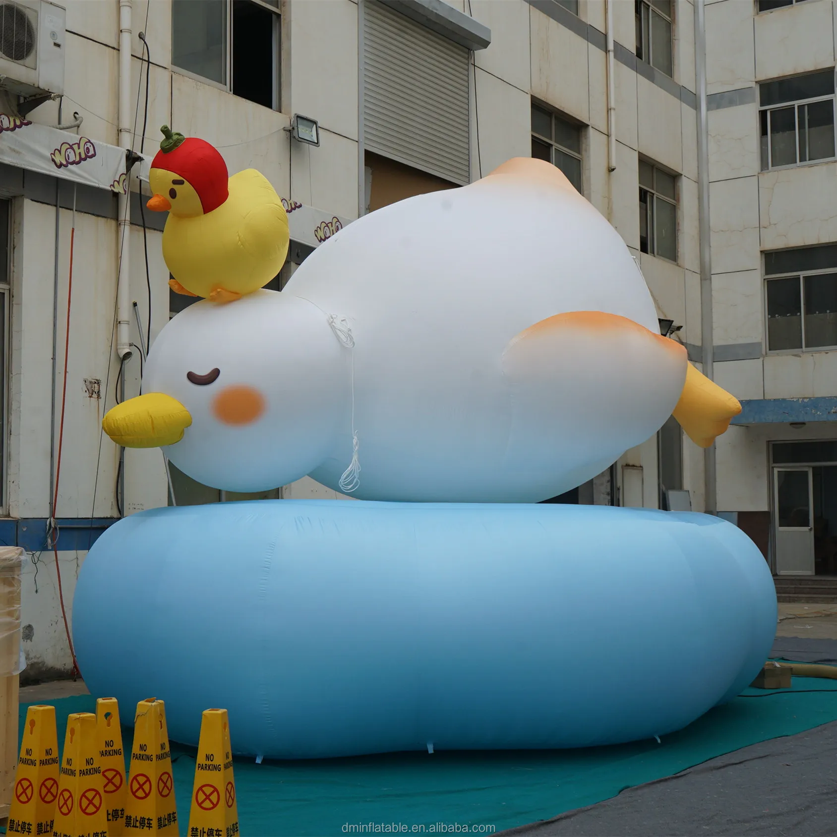 Custom Made Inflatable Giant Goose White Swan Model Advertising Model ...