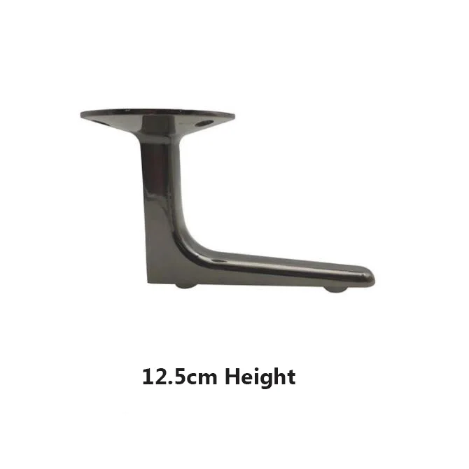 New Arrival unique design metal legs durable anti-rust sofa bench cabinet legs Modern black furniture legs
