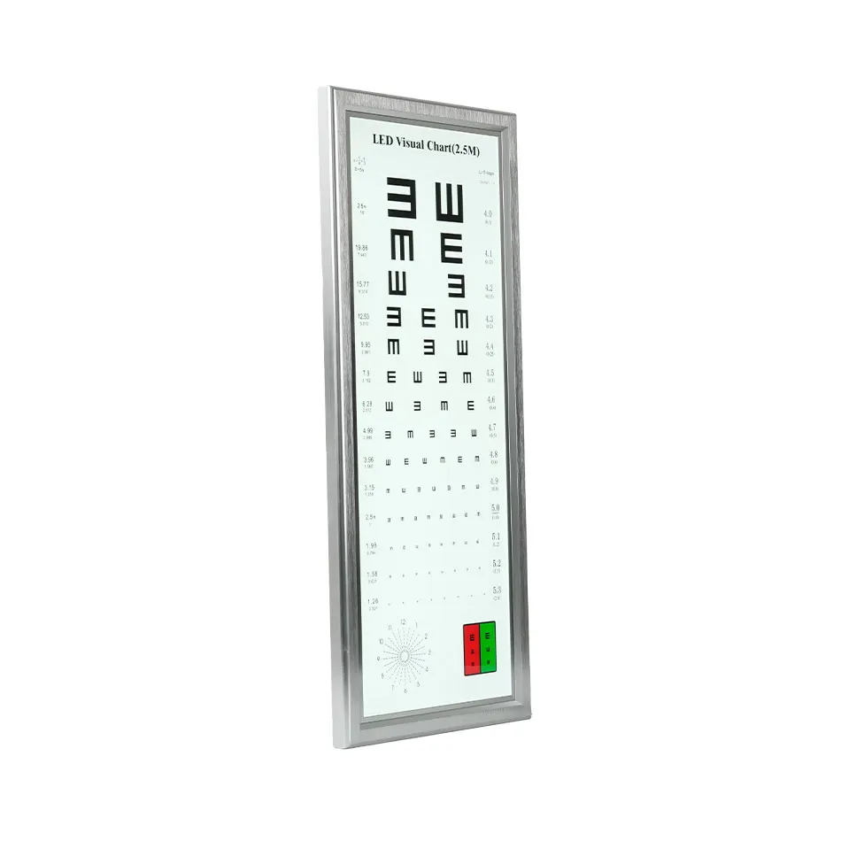 Ophthalmic Vision Test Snellen's Chart English Snellen Led Digital Eye Chart