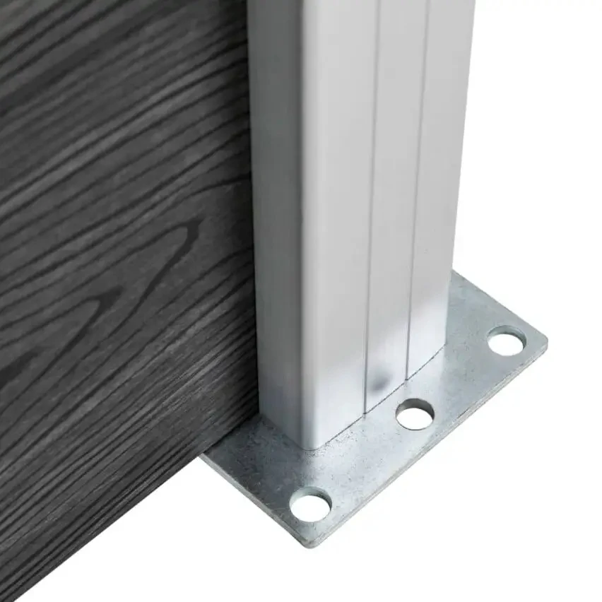 High Quality Post Decorating Round Flange Aluminum Fence Post Aluminum Fence Profile