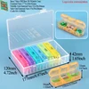 P06B 7days Pill Box W/3Grids Case Clear