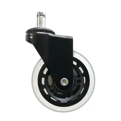 Hot selling pu furniture caster office chair wheel swivel 3inch light duty clear caster wheel NO 3