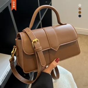 MC Minissimi Free Sample Winter Pu Portable Sac De Coursier Solid Color Classic Style Luxury Ladies Bag Women's Messenger Bags