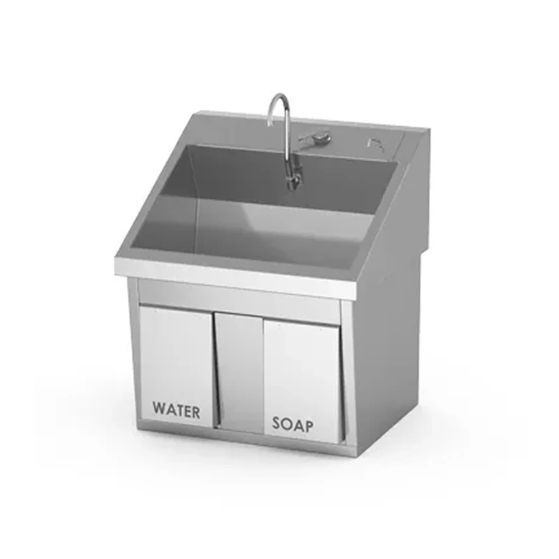 Factory Customized Knee Operated Hospital Clinic Medical Operating Theatre Scrub Sink for Single People