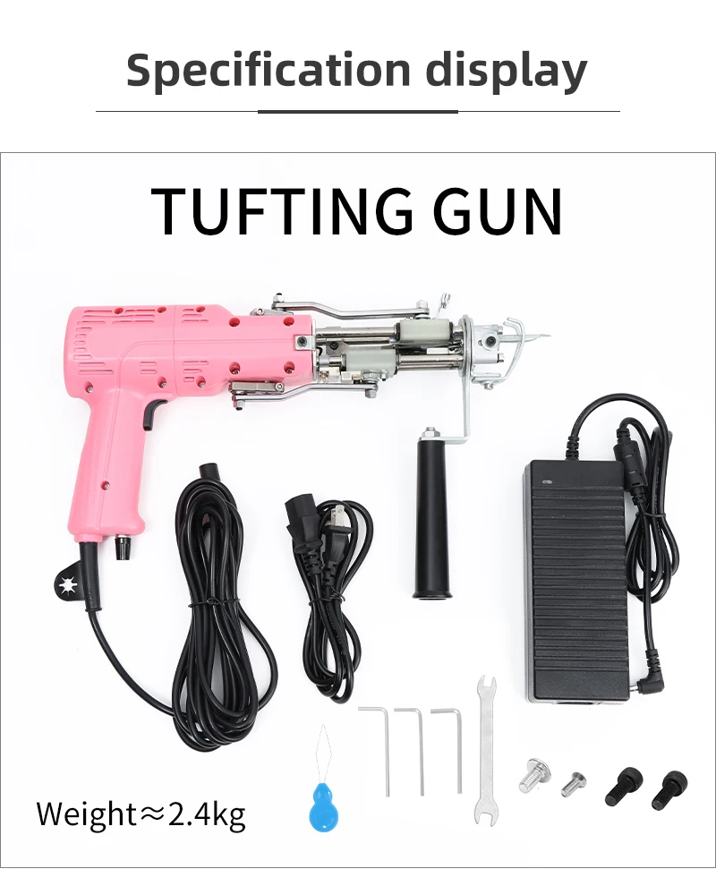 JP Hand Tufting Gun - DIY Craft Carpet Weaving Machine