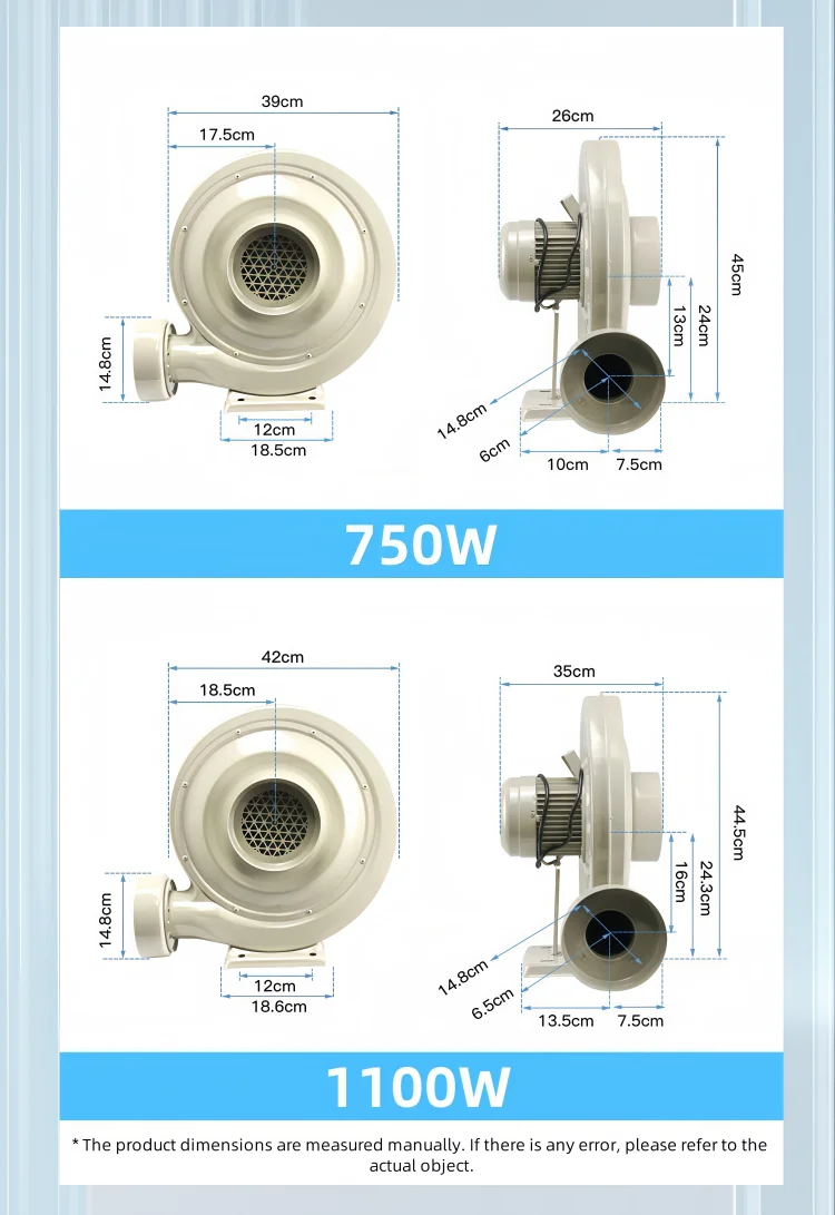 Air Blower, Centrifugal, 220V, 550W, CO2 - detail 10