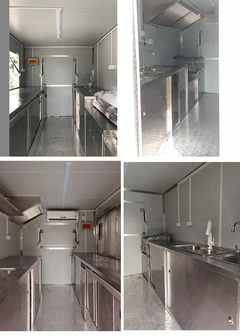 Mobile Kebab Van Chiosco Bar Mobile Cart Food Kiosk Coffee Food Trailer
