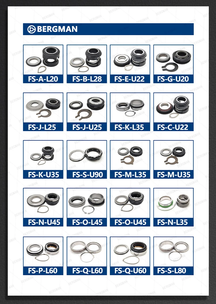 90mm Flygt Pump Mechanical Seal Upper Seal ISO9001-2015 Certified for Flygt Pumps 3230 3300 3310 3350 3400