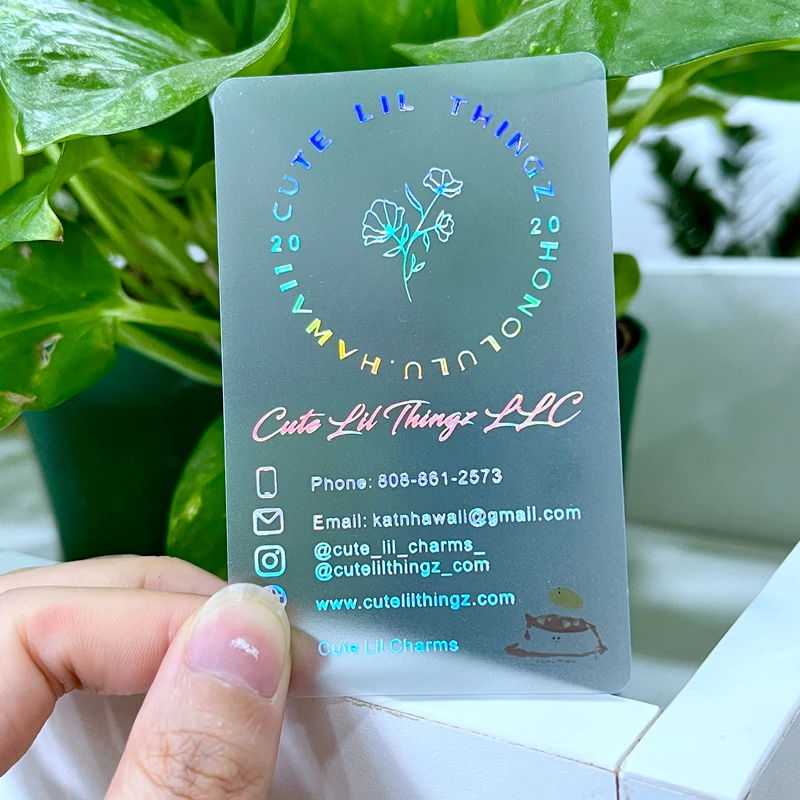 clear holographic business cards Page 2 | plastic card Images In gold : @