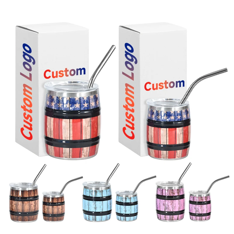 3oz Mini Beer Can Pattern Stainless Steel Shotglass Metal Coffee Mug