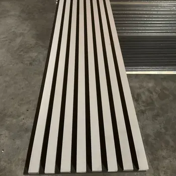 WaterproofSoundproof MDF Cypress Wood Acoustic Material Noise Cancelling Perforated Acoustic Wall