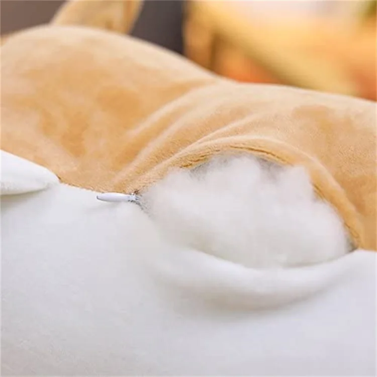 Cute Shiba Inu & Plush Corgi Dog Cushion Soft Cotton Stuffed Animals Toys Unisex Birthday Gifts for Boys & Girls