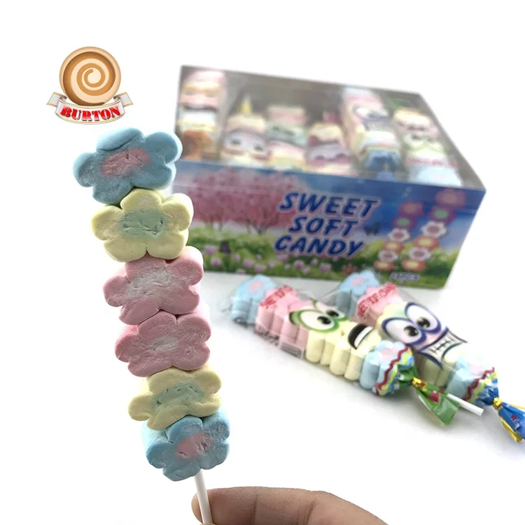 12g花の形甘いソフトキャンディマシュマロロリポップ子供のための Buy マシュマロロリポップ子供のため 甘いソフトキャンディー 花マシュマロロリポップ Product On Alibaba Com