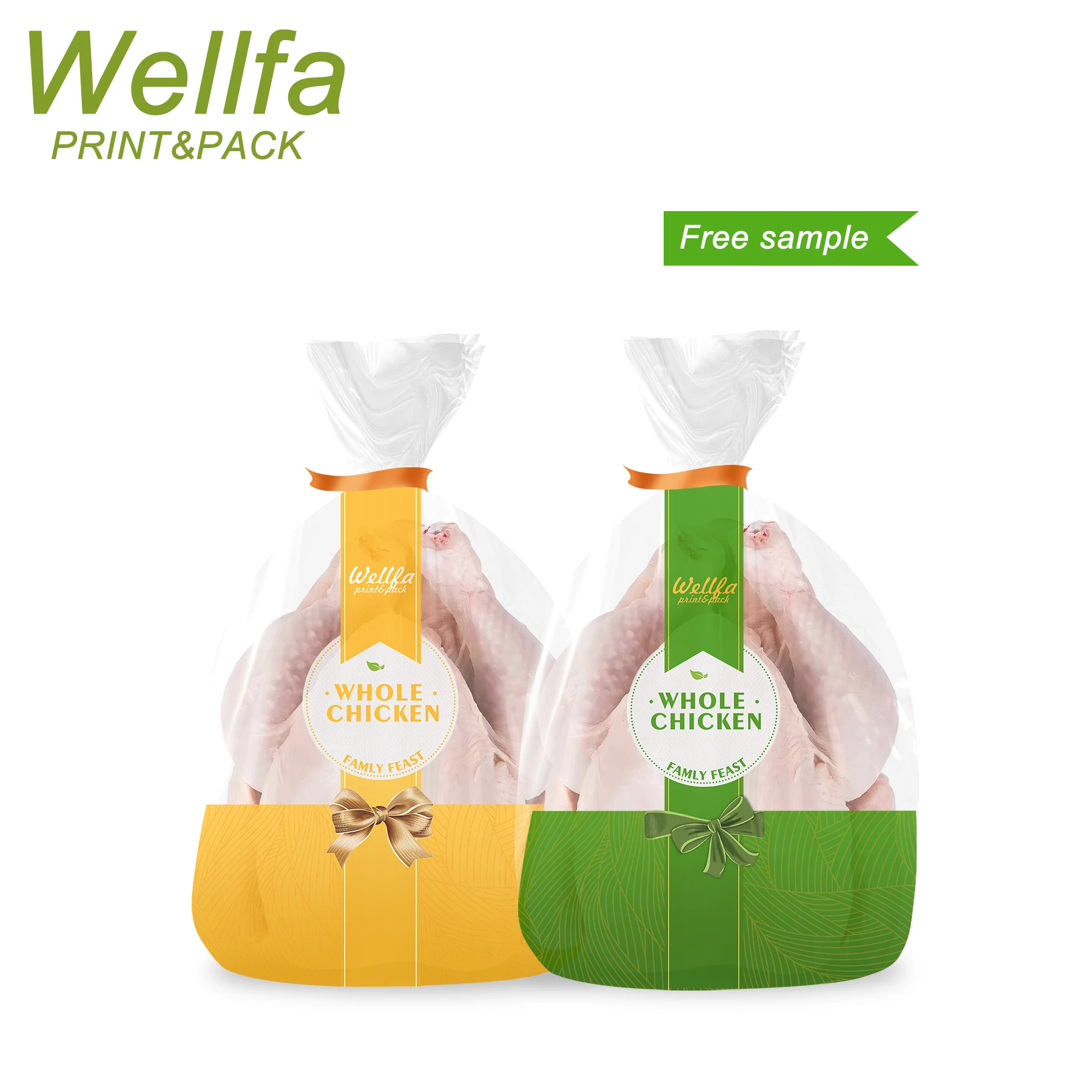 Halal Food Grade Custom Plastic Roasted Frozen Poultry Turkey Pe Bag
