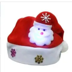 Красная Рождественская шляпа с инкрустацией