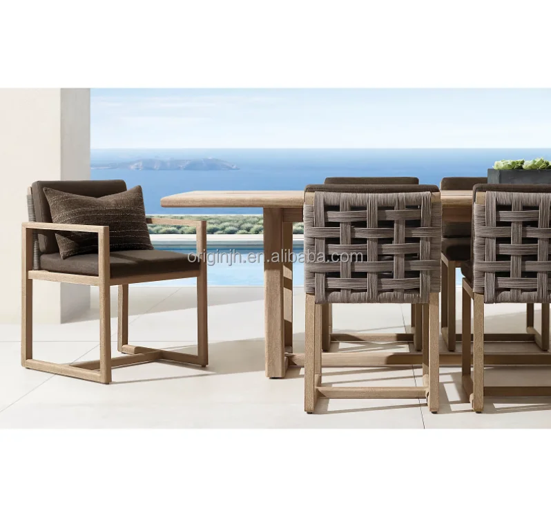 Modern Style Luxury Dining Table And 8 Seat Dining Chairs Set Durable ...