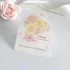 Pink and yellow flower card