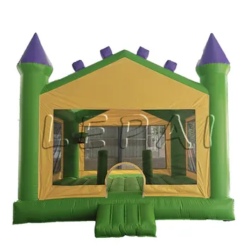 Lepai art panels castle giant bounce house inflatable bouncy house with blower for children's parties