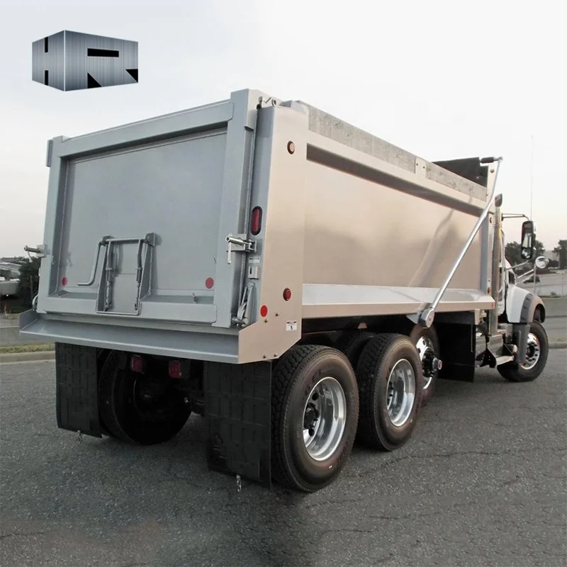 Heavy Duty New Dump Truck Body 16' Box Heavy Duty 1/4 Floor Electric Tarp A50 Steel Bed