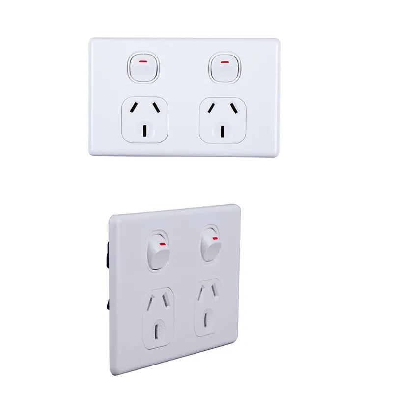 Australian SAA Outlet Switch Power Points Electrical Wall Switch Socket ...
